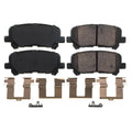 Power Stop 12-15 Honda Pilot Rear Z17 Evolution Ceramic Brake Pads w/Hardware