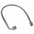 Fragola -4AN PFTE Hose Assembly Straight x 90 Degree 18in