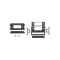 MAZDA MULTI-KIT 1986-1995 DASH BEZEL MOUNT