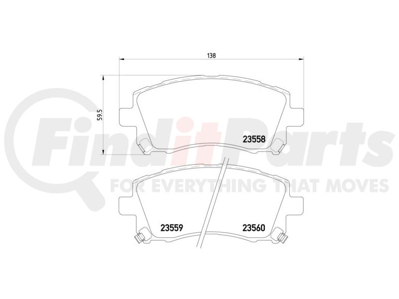 BRAKE PAD SET DISC BRAKE 8DB