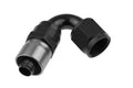 10 AN 120 DEGREE CRIMP STYLE HOSE END BLACK