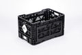 MEDIUM COLLAPSIBLE CRATE BLACK W/ W