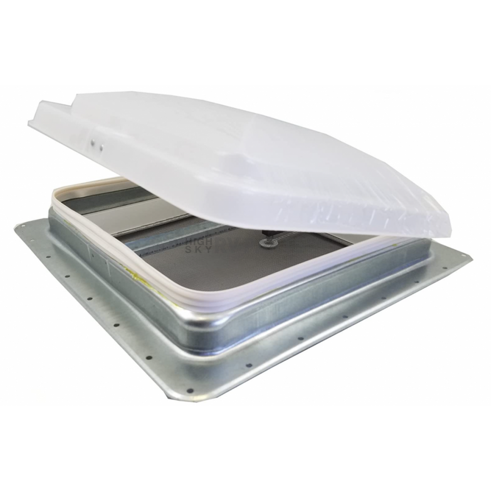 UNIVERSAL REPLACEMENT VENT WITH SMOKE LID AND GALVANIZED COLLAR PLAIN BOX
