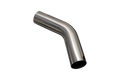 MANDREL BEND 45 DEG 3.5IN DIA 1.5D 6IN LEG 304SS POLISHED