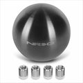 NRG Black Chrome Titanium Round Shifter Heavy Weight