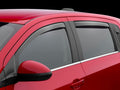 WeatherTech 05-13 Toyota Tacoma Access Cab Rear Side Window Deflectors - Dark Smoke