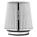 Spectre Adjustable Conical Air Filter 5-1/2in. Tall (Fits 3in. / 3-1/2in. / 4in. Tubes) - White