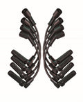 Moroso GM LS 11 Inch Long Coil On Plug 90 Deg Boots Unsleeved Ultra Spark Plug Wire Set -Black
