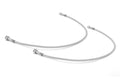 Brake Hose Kit, Rear, Braided Stainless Steel; 97-06 Jeep Wrangler TJ