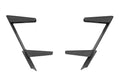 ~(3 lbs. 9X6X4)~ Jeep JK Double Light Window Pillar Bracket 2007-18 Wrangler JK Black Powdercoat Pair Quake LED