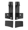 ~(3 lbs. 9X6X4)~ Jeep JK Double Light Window Pillar Bracket 2007-18 Wrangler JK Black Powdercoat Pair Quake LED