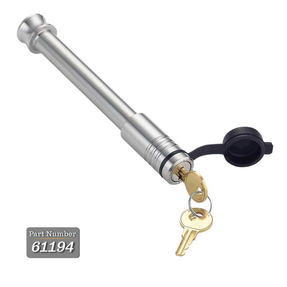 24C TACOMA/LAND CRUISER RECEIVER LOCK FOR 2IN RECEIVER STAINLESS STEEL