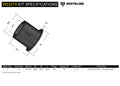 FRONT CONTROL ARM LOWER INNER FRONT BUSHING 0005 MR2 SPYDER
