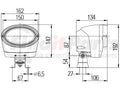 Hella Work Lamp Na 0Gr Mg12 Tu Lt Ov100 1Ga