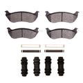 R1 96-02 Ford Crown Victoria Rear Semi Met Pads & Hardware Kit