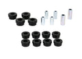 Control arm - upper and lower bushing 12 Bushings 6 Tubes Grease