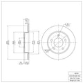 R1 Concepts Brake Rotor Fits Mazda 3