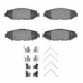 R1 92-00 Toyota Supra Rear Semi Met Brake Pads and Hardware Kit