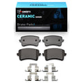 R1 08-17 Audi A4 (Mexico) Rear Ceramic Brake Pads & Hardware Kit