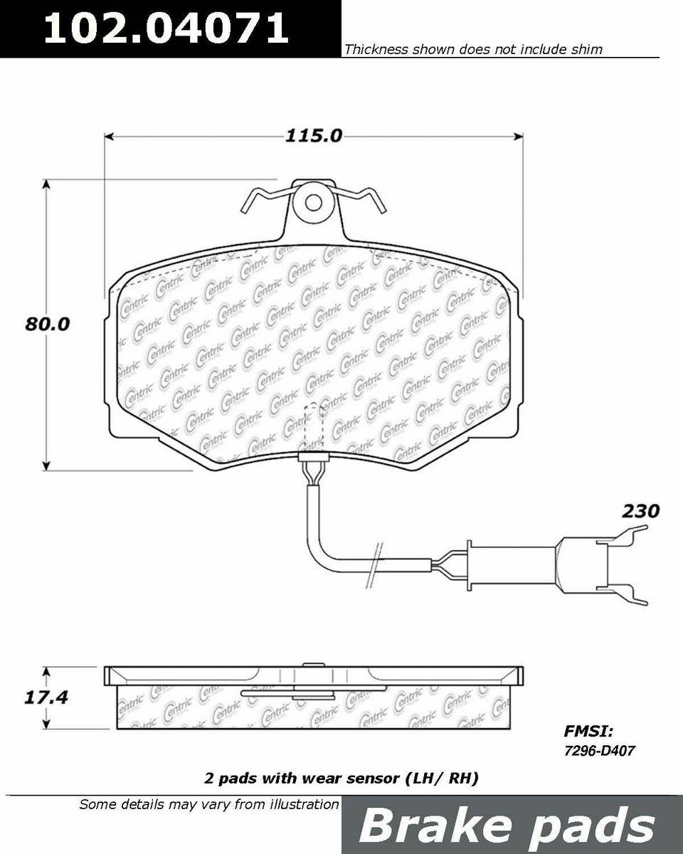 C-TEK Semi-Metallic Brake