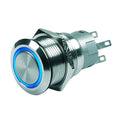 PUSH BUT SW ON/OF RING ILLUM 24V BL