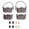 R1 83-83 Renault Fuego Front Ceramic Brake Pads and Hardware Kit