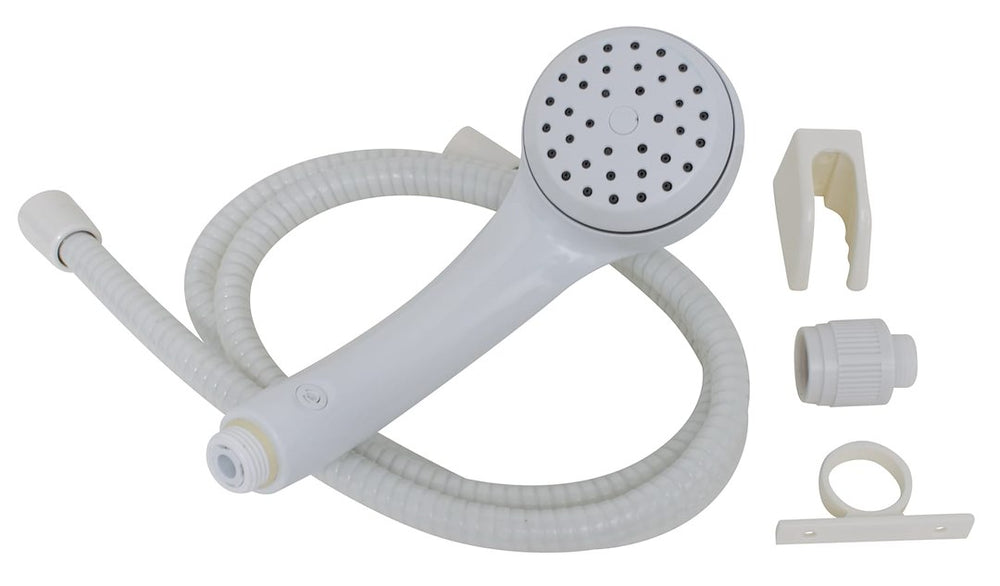 AIRFUSION SHOWER HEAD KIT SEPARATE FLOW CONTROLLER WHITE