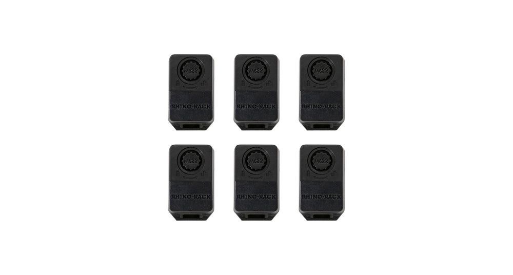 Serrated nut and additional secure core locking covers for Reconn-Deck Bars