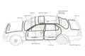 REAR GATE WEATHERSTRIP GMC SAVANA 1500 9605