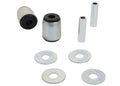 Trailing arm - lower front bushing 2 Shell Bushings 2 Tubes 4 Washers Install Guide Grease