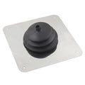 Shifter Boot Large round boot with 8 Inch Square Plate Mr Gasket