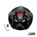 FUEL FIVE BAR CAP-GL-BLK/RED 8L CAP