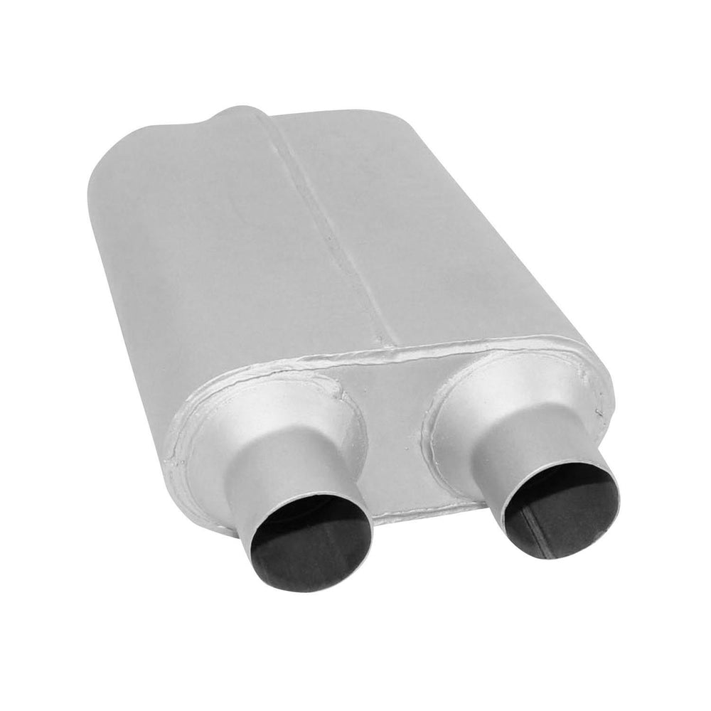 MUFFLER XLERATOR VX PERFORMANCE OVAL 2.25IN ID/OD C/D 19IN OAL AS