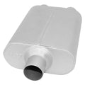 MUFFLER XLERATOR VX PERFORMANCE OVAL 2.25IN ID/OD C/D 19IN OAL AS