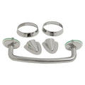 Windshield Tie Down Kit 1997-2006 TJ Wrangler Stainless Steel RT Off Road