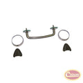 Windshield Tie Down Kit 1997-2006 TJ Wrangler Stainless Steel RT Off Road