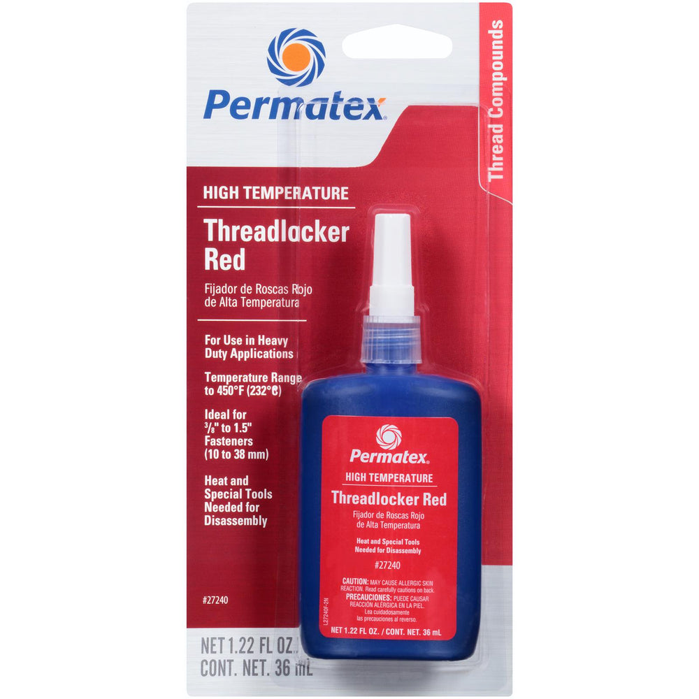 HIGH STRENGTH THREADLOCKER RED 36ML BOTTLE
