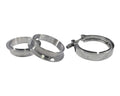 Torque Solution Stainless Steel V-Band Clamp & Flange Kit - 2.5in