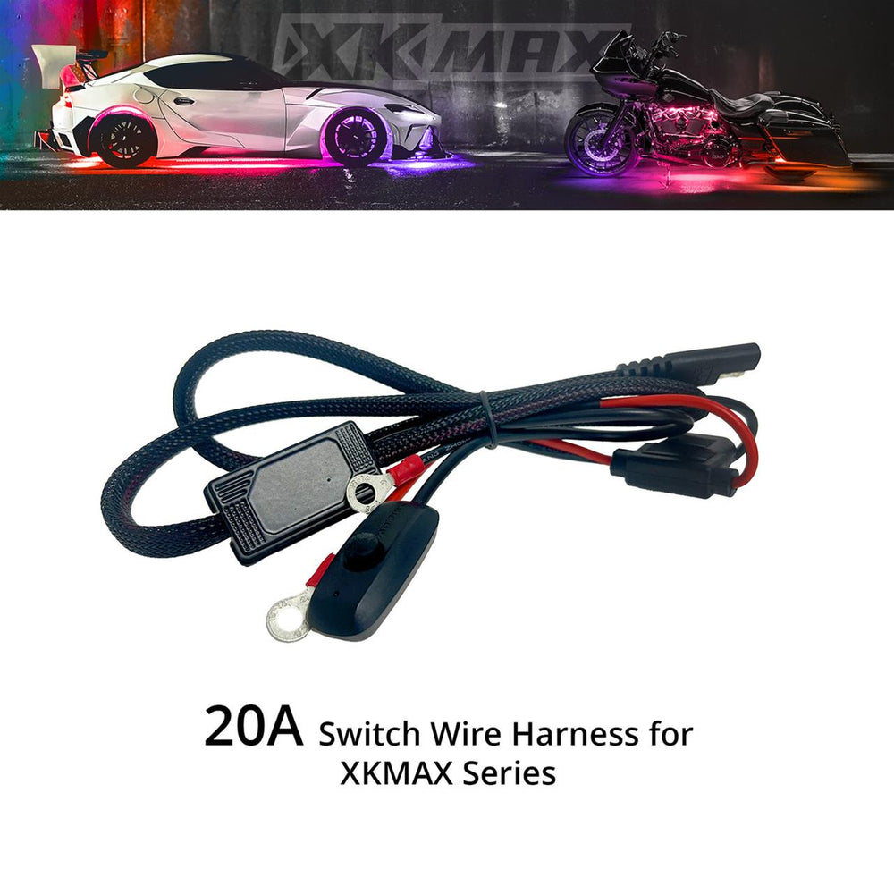 XK Glow XKmax 20A Switch Wire Harness