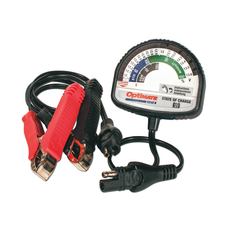 OPTIMATE TEST STATE OF CHARGE STATE OF CHARGE TESTER ALL 12V LEADACID & 12.8V/13.2V LITHIUM