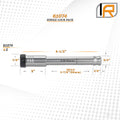 HITCH LOCK FOR BULLETPROOF 2IN2.5INAND 3IN DROP HITCHESFITS ADJUSTABLE BALL MOUNT ONLY