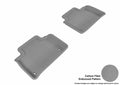 3D MAXpider 2007-2012 Lexus LS460 Kagu 2nd Row Floormats - Gray
