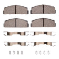 R1 1968-1992 Fiat BRAVA Front R1 Semi Met Pads & Hardware Kit