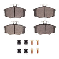 DFC 77-87 Audi 4000 Front 5000 Advanced Semi Metallic Brake Pads and Hardware Kit