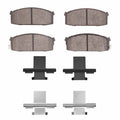 DFC 81-86 Nissan 200SX Front 5000 Advanced Semi Metallic Brake Pads and Hardware Kit