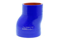 HPS Performance 2 - 3 ID 3 Long High Temp 4-ply Reinforced Silicone Offset Reducer Coupler Hose Blue (51mm - 76mm ID 76mm Length)