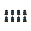 BLOX Racing 11mm Adapter Top (1/2in) w/Viton O-Ring & Retaining Clip (Set of 8)