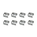BLOX Racing 11mm Adapter Top (1/2in) w/Viton O-Ring & Retaining Clip (Set of 8)