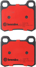 Brembo 86-87 Mercedes-Benz 190E Premium NAO Ceramic OE Equivalent Pad - Rear