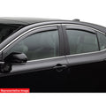 WeatherTech 2016+ Honda Pilot Rear Side Window Deflectors - Dark Smoke